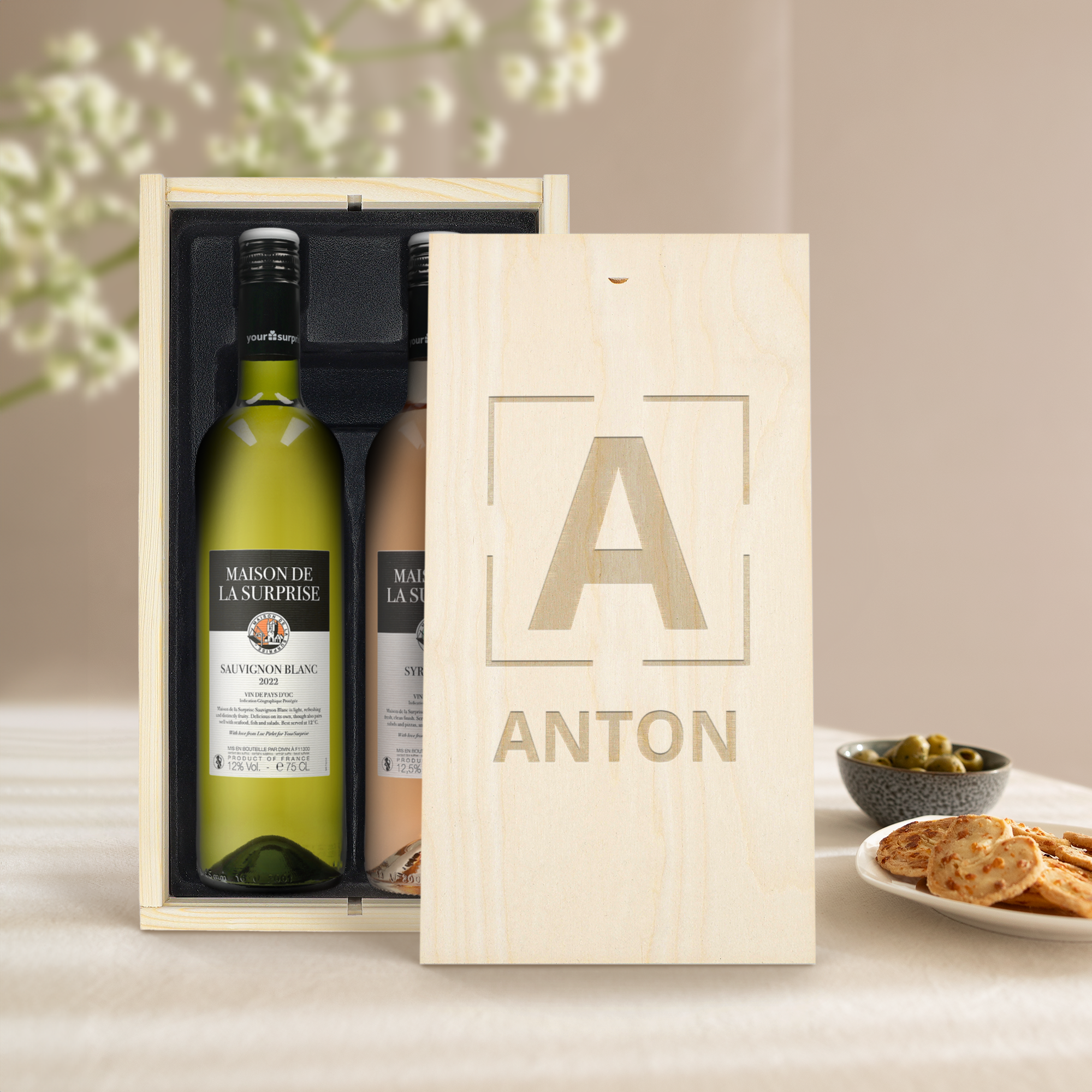 Wijn Maison de la Surprise personaliseren