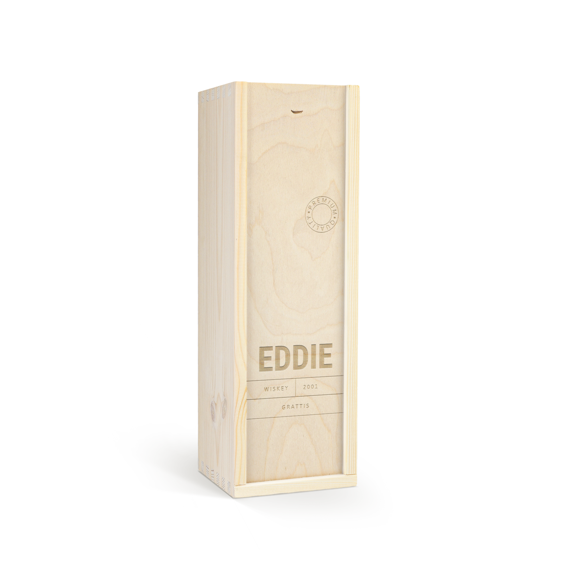 Glen Talloch whisky i personlig träväska