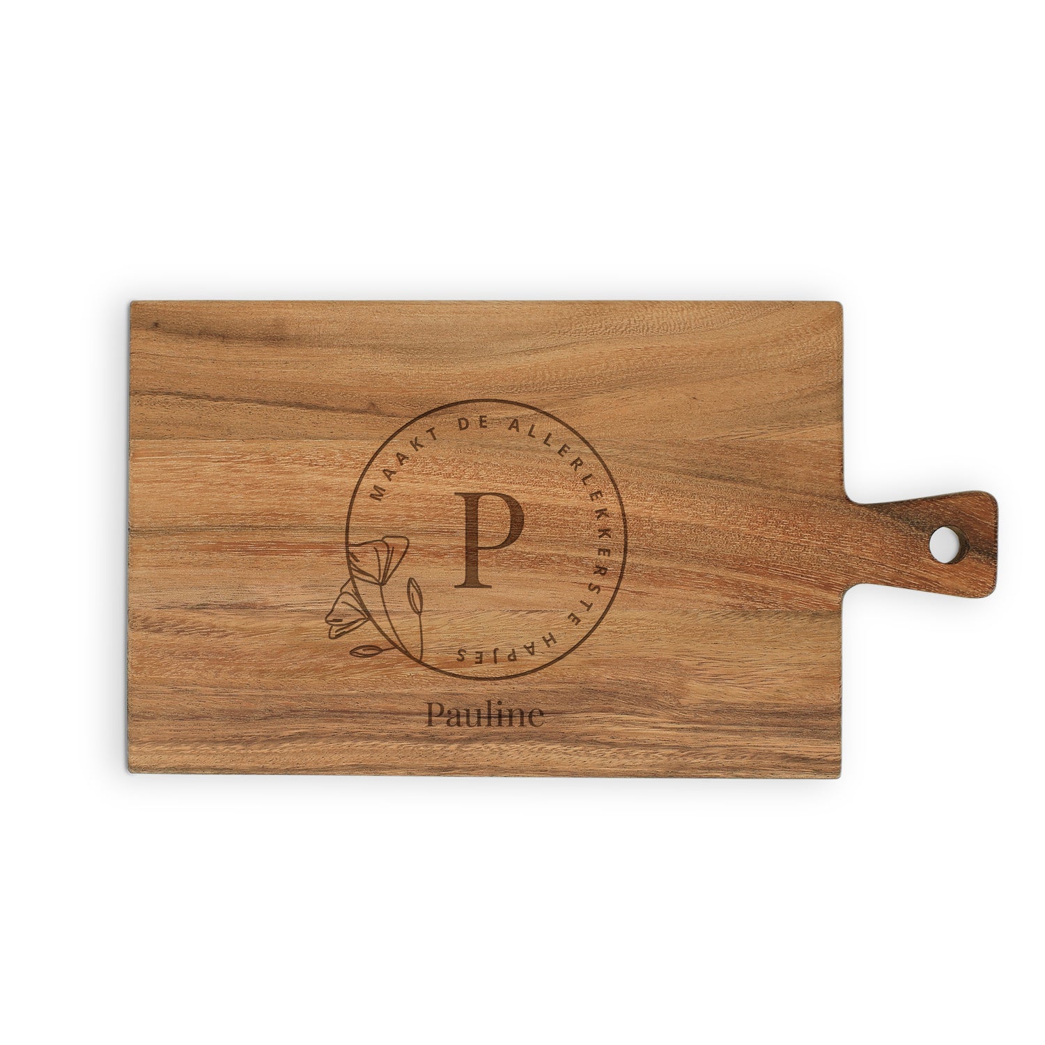 Snijplank graveren - Teak - M