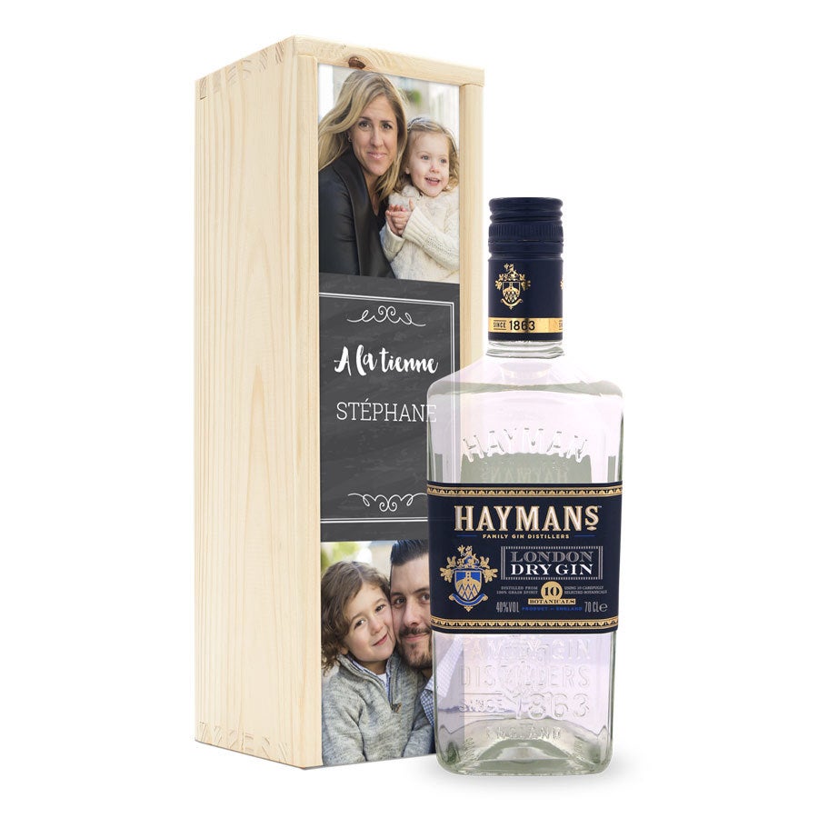 Gin Hayman's London Dry - Coffret gravé