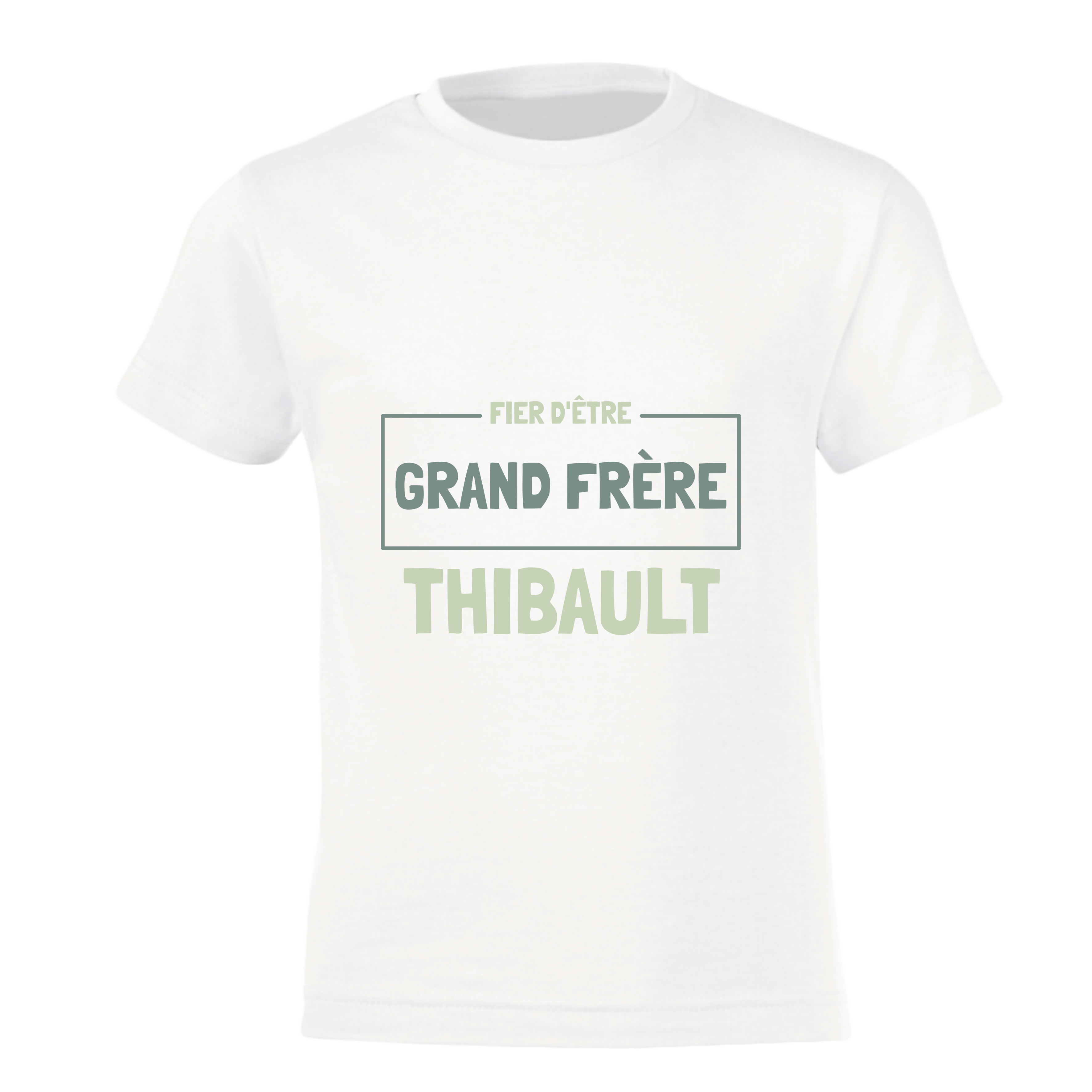 T - shirt annonce grossesse personnalisé - Grand frère / Grande soeur