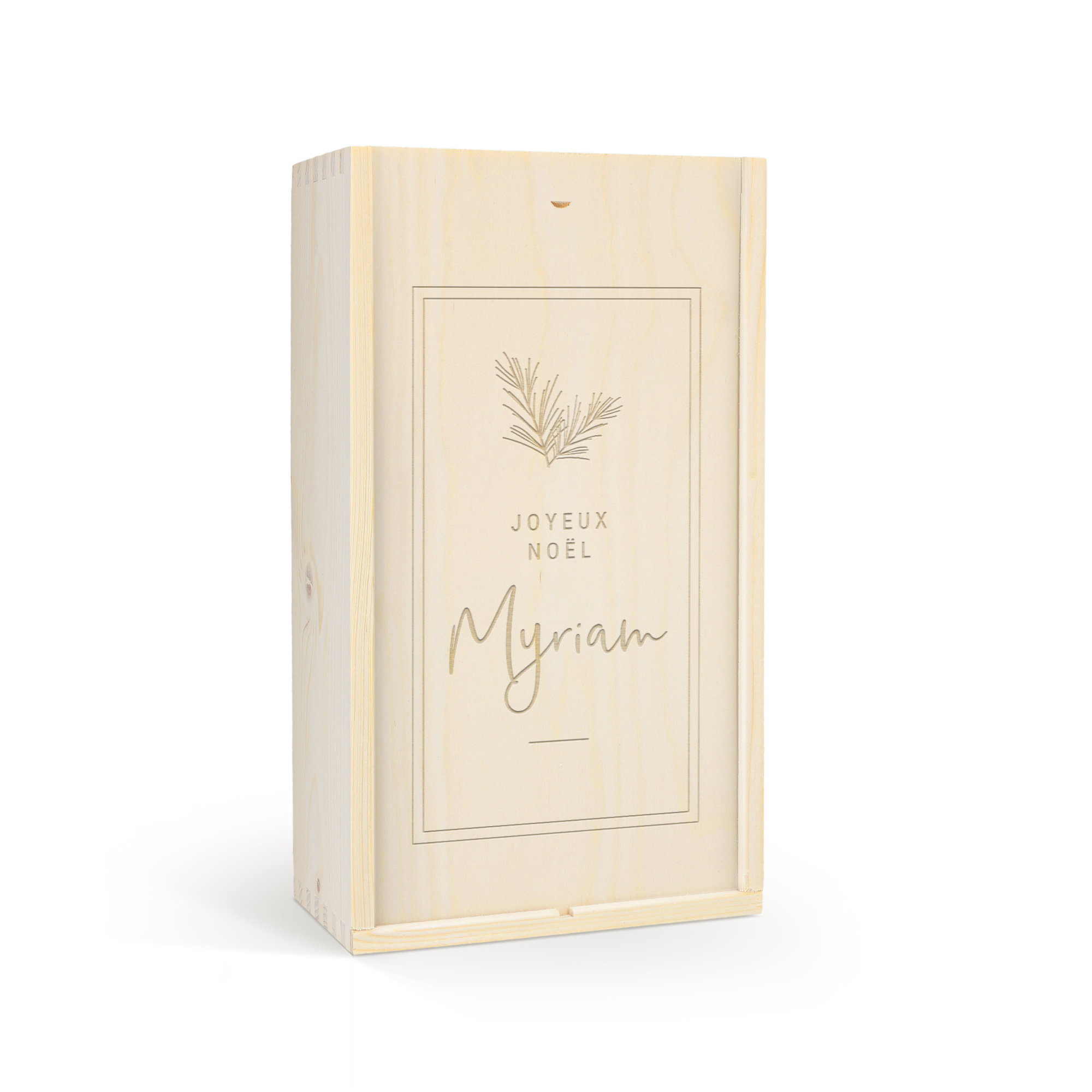 Caisse de vin personnalisée