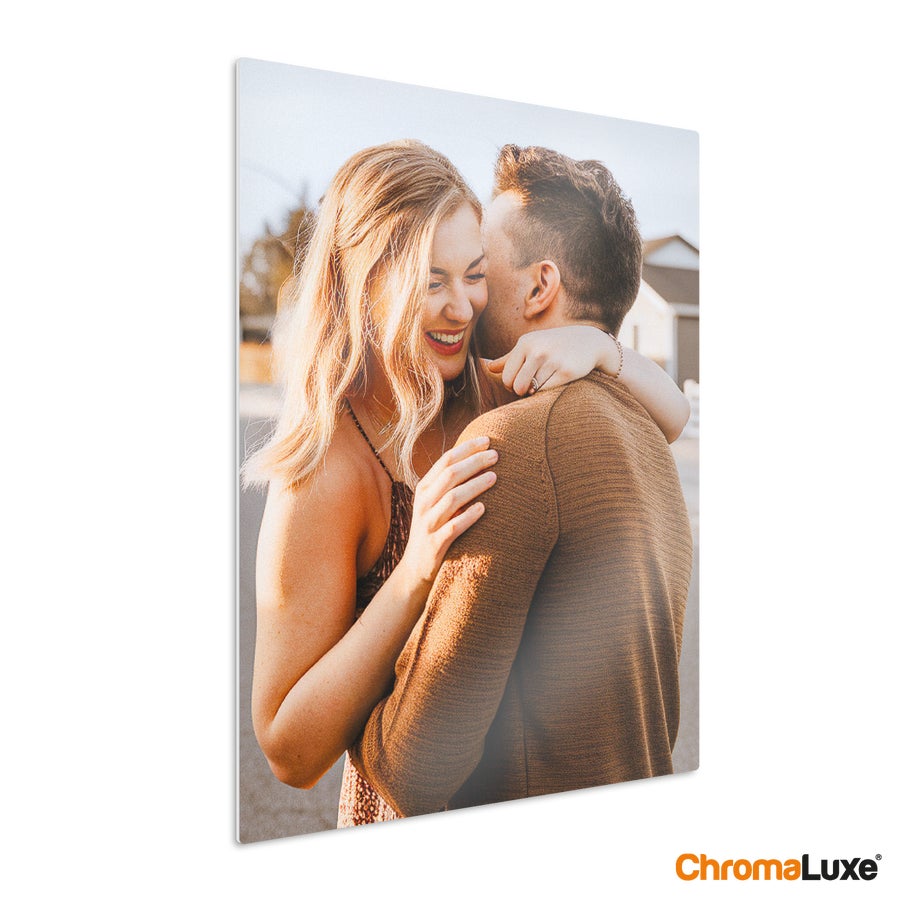 Personlig instacollage Aluminium (hvid) - 30x40cm