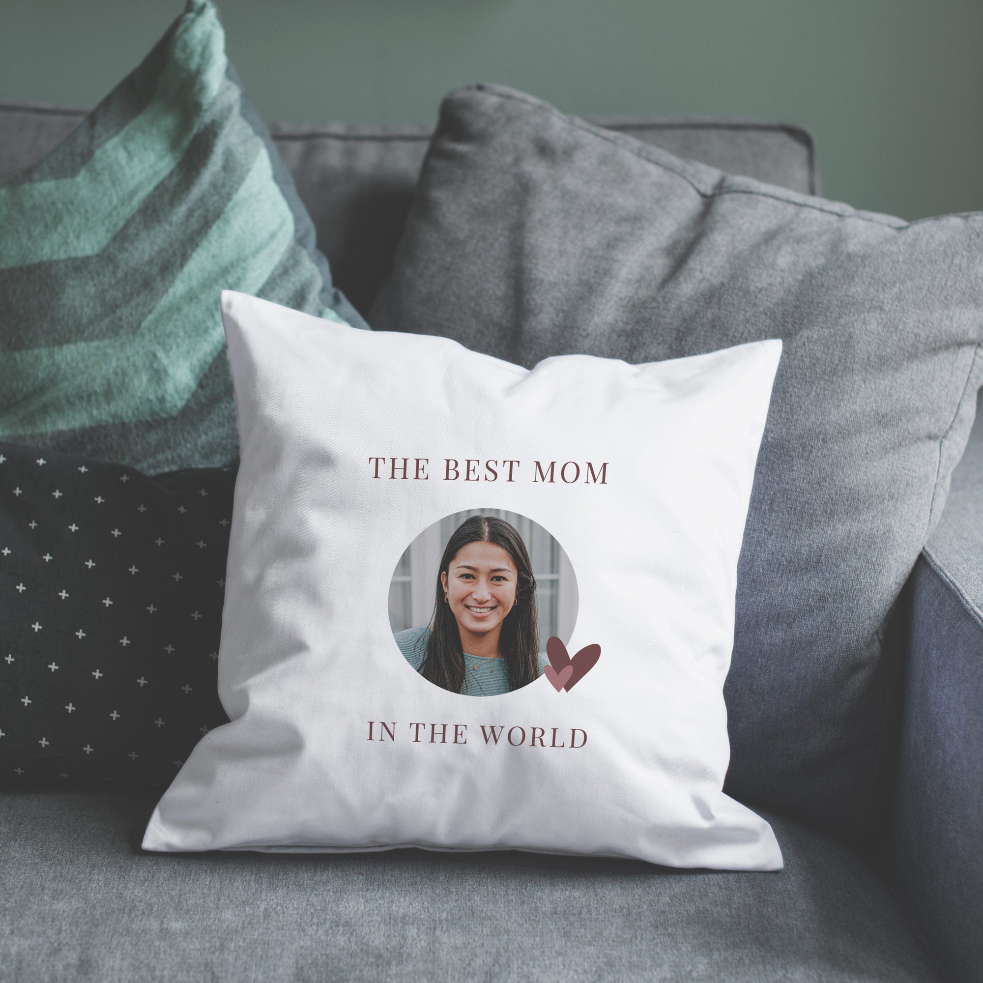 Personalised cushion - Mother's Day - White