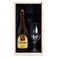 Ölgåva med glas - inristad - La Trappe Isid'or