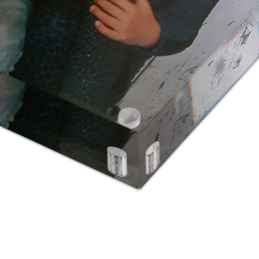 Personalised acrylic photo block