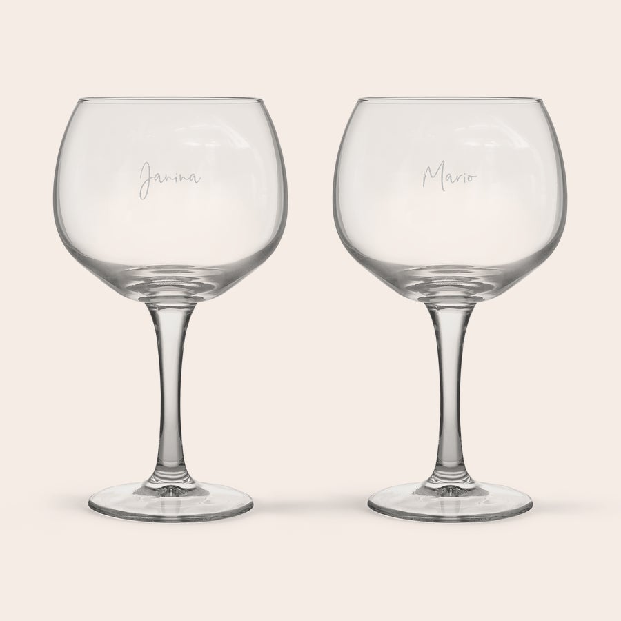 Gin Glas mit Gravur Gin Glas mit Gravur