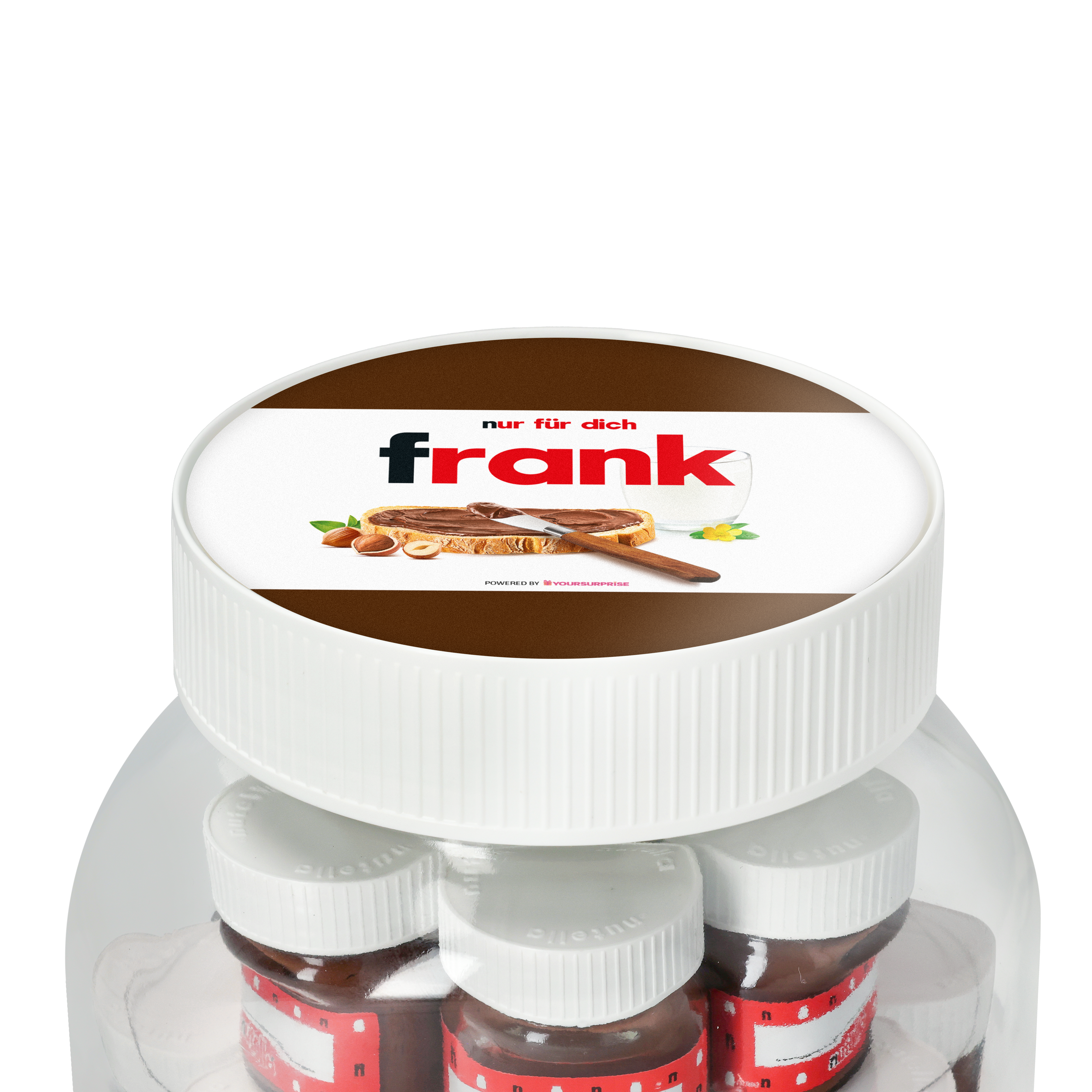Personalisiertes nutella® Glas XL mit Namen und Foto