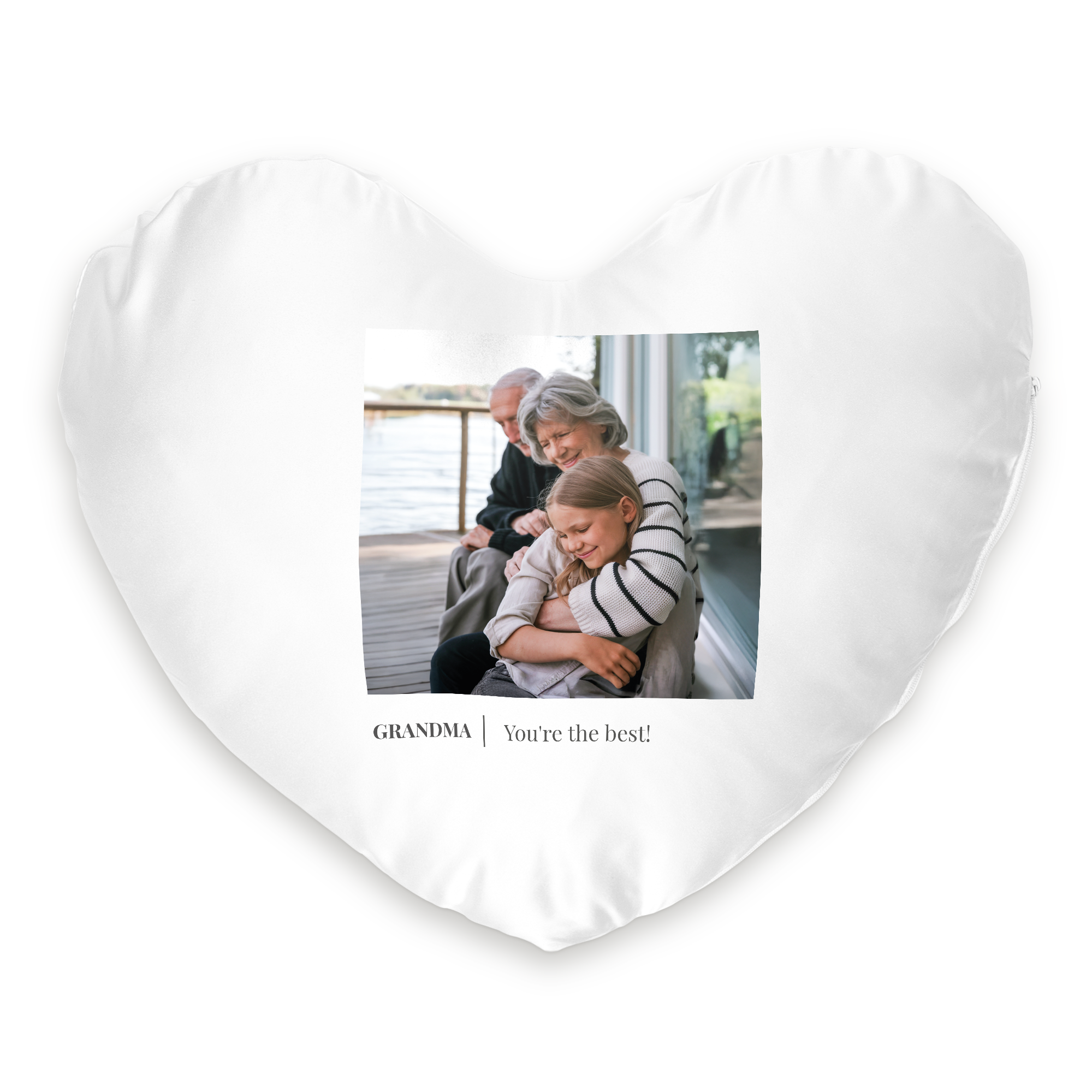 Cojín con foto - Corazón