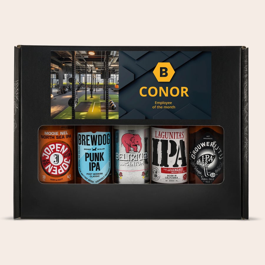 Packs de cerveza internacional con foto y texto Packs de cerveza internacional con foto y texto