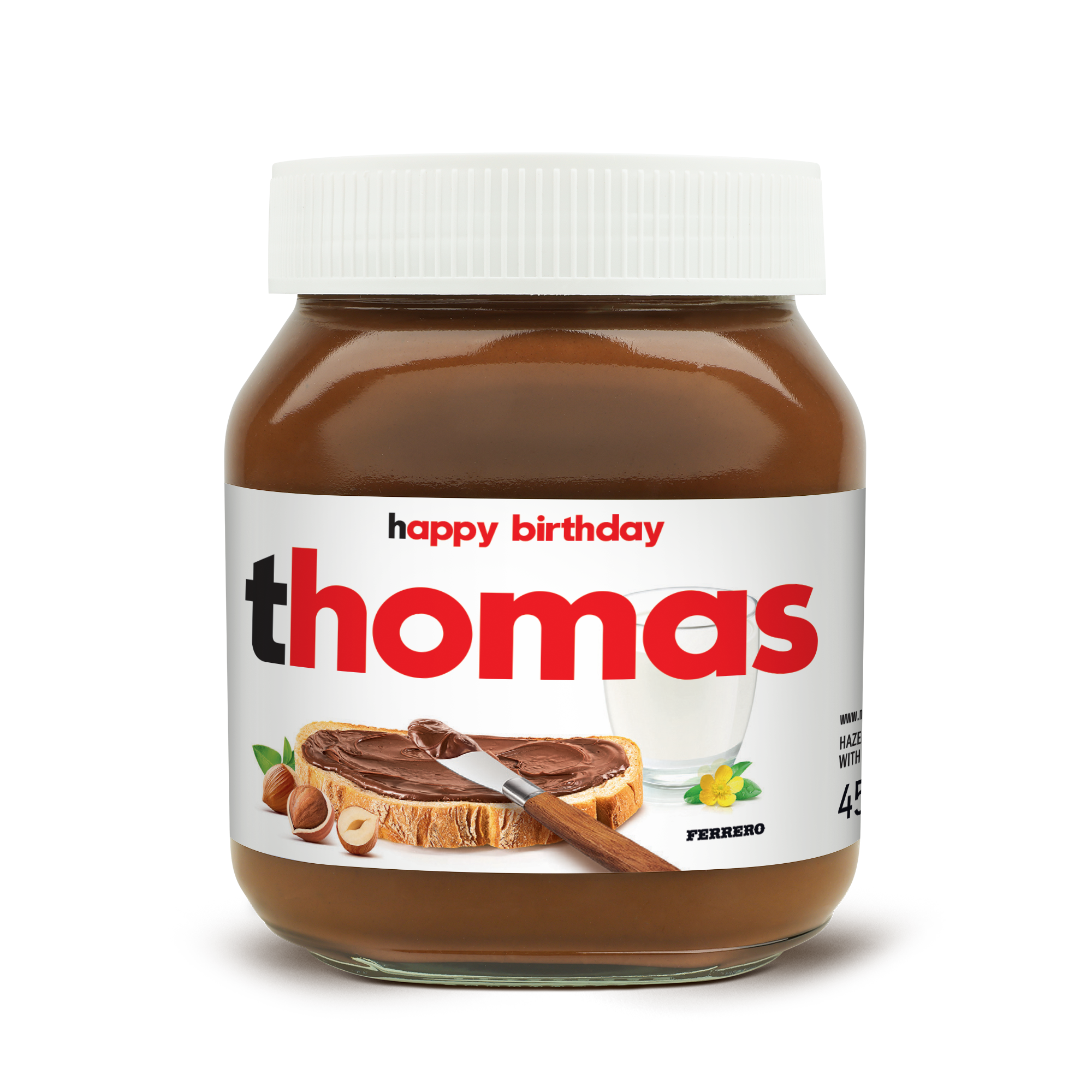 Personalised nutella® jar