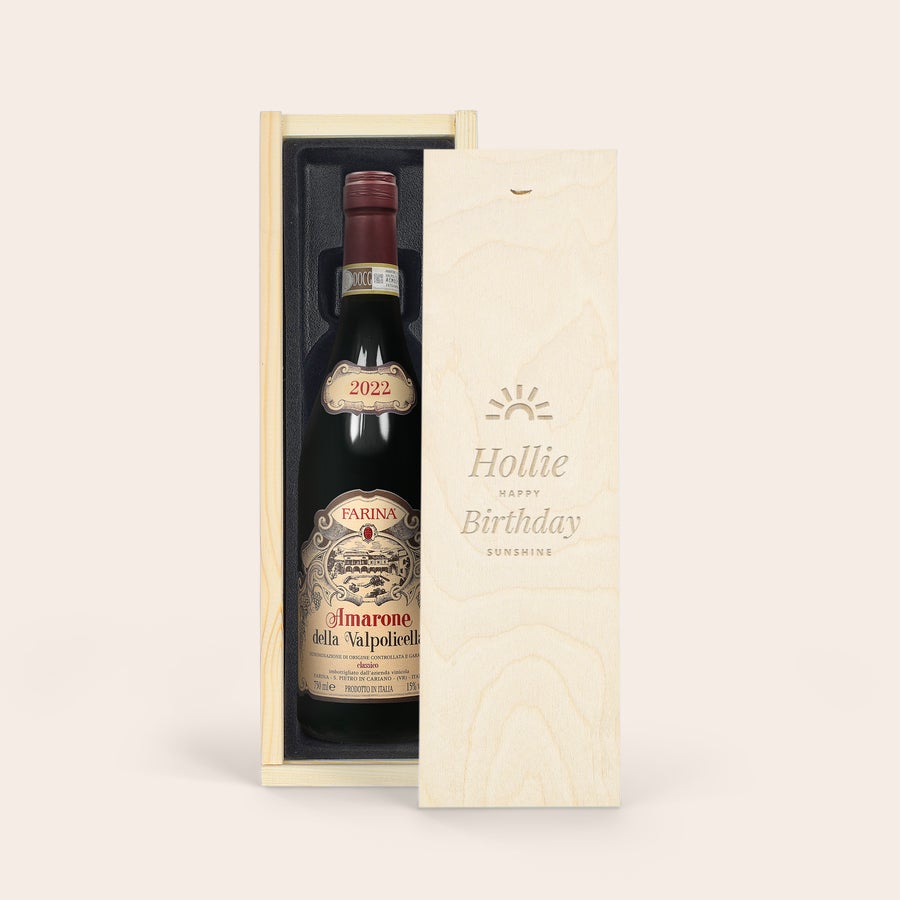Personalizované víno Farina Amarone Valpolicella Personalizované víno Farina Amarone Valpolicella