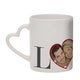 Tasse mit Foto - Herz