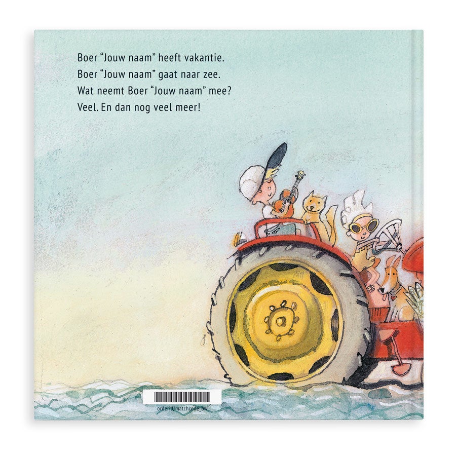 Boek "Boer Boris gaat naar zee" personaliseren