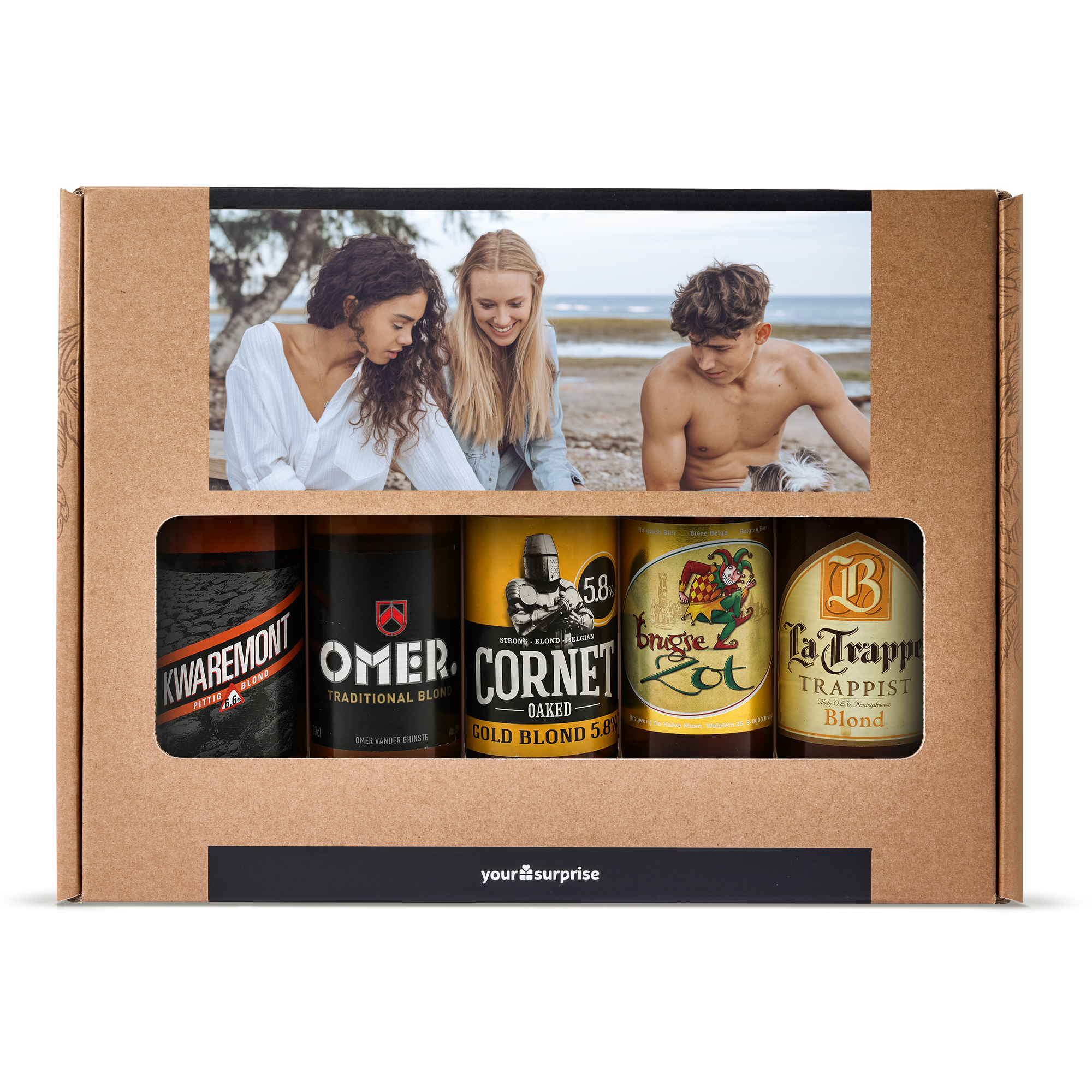 Set cadou de bere personalizat - Ziua de naștere