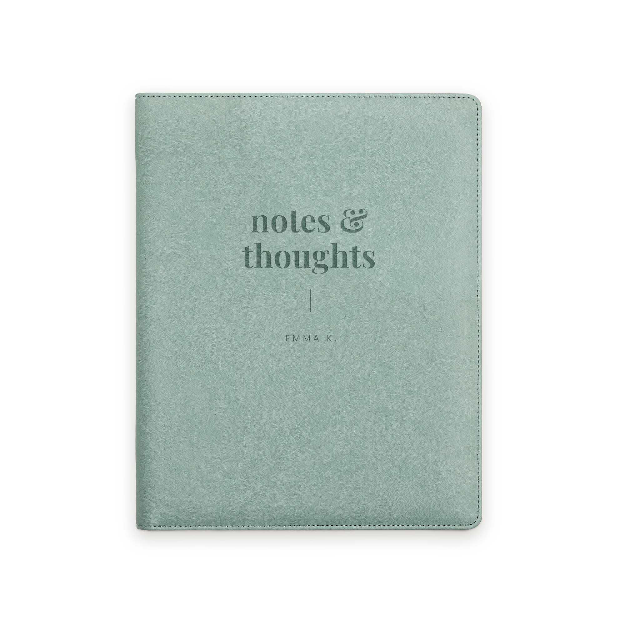 Custom vegan leather notepad holder