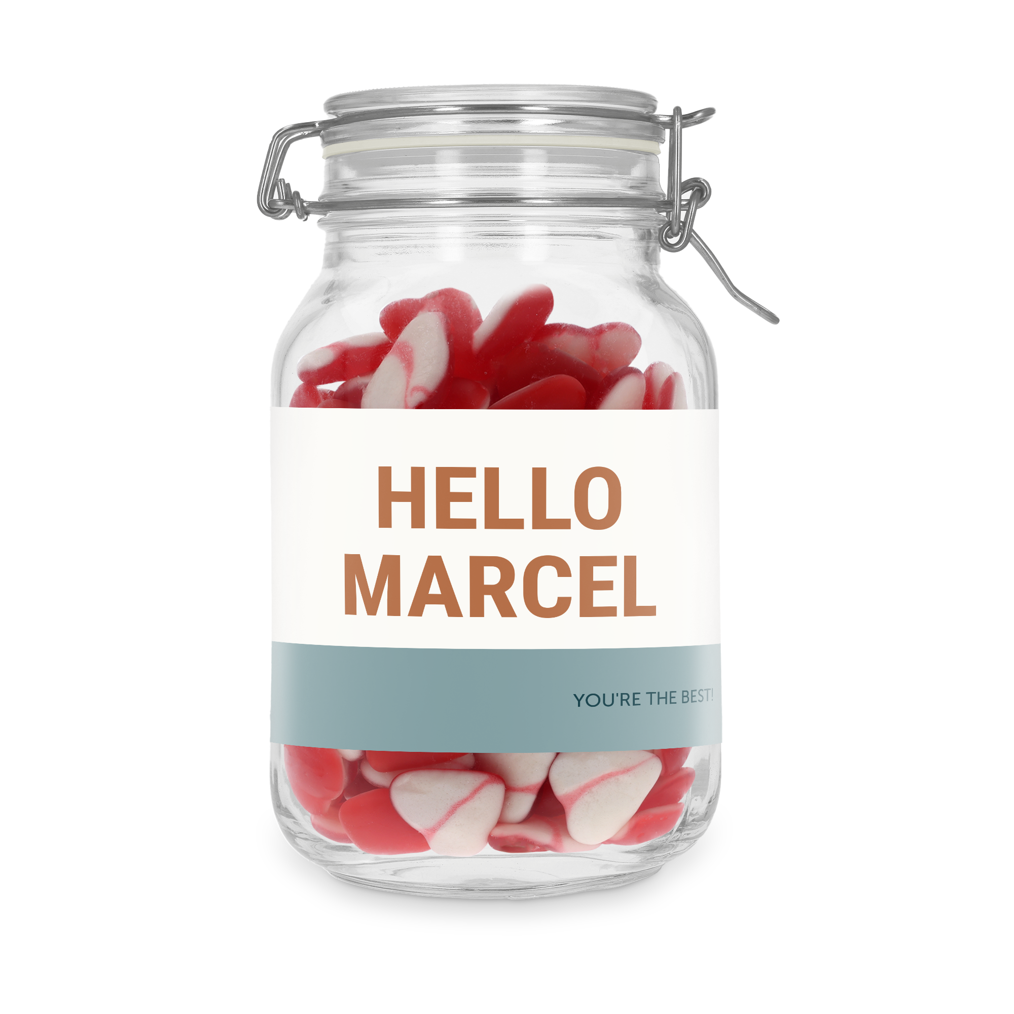 Personalised sweet jar