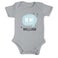 ¿Serás mi padrino - onesie - Gris - 50/56