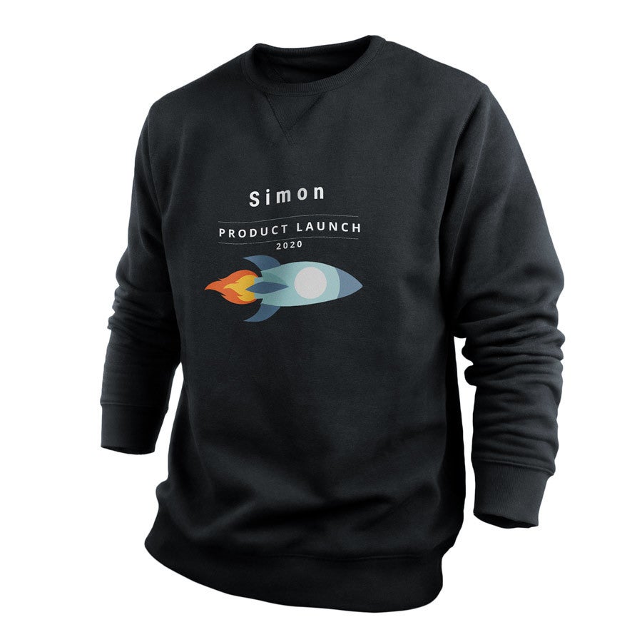 Sweatshirt - Mænd - Sort - M
