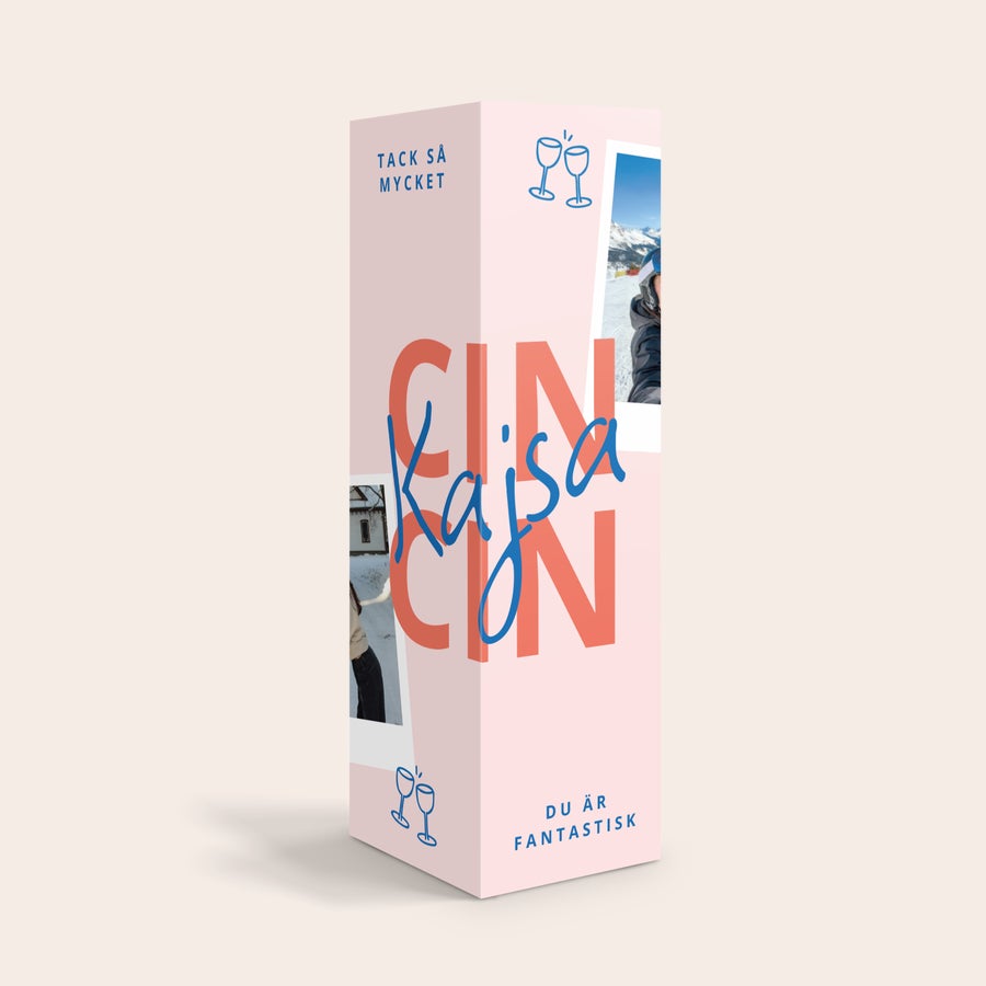 Personlig champagnelåda - Kartong Personlig champagnelåda - Kartong