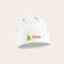 Personalised Baby Beanie - First Christmas - White Personalised Baby Beanie - First Christmas - White