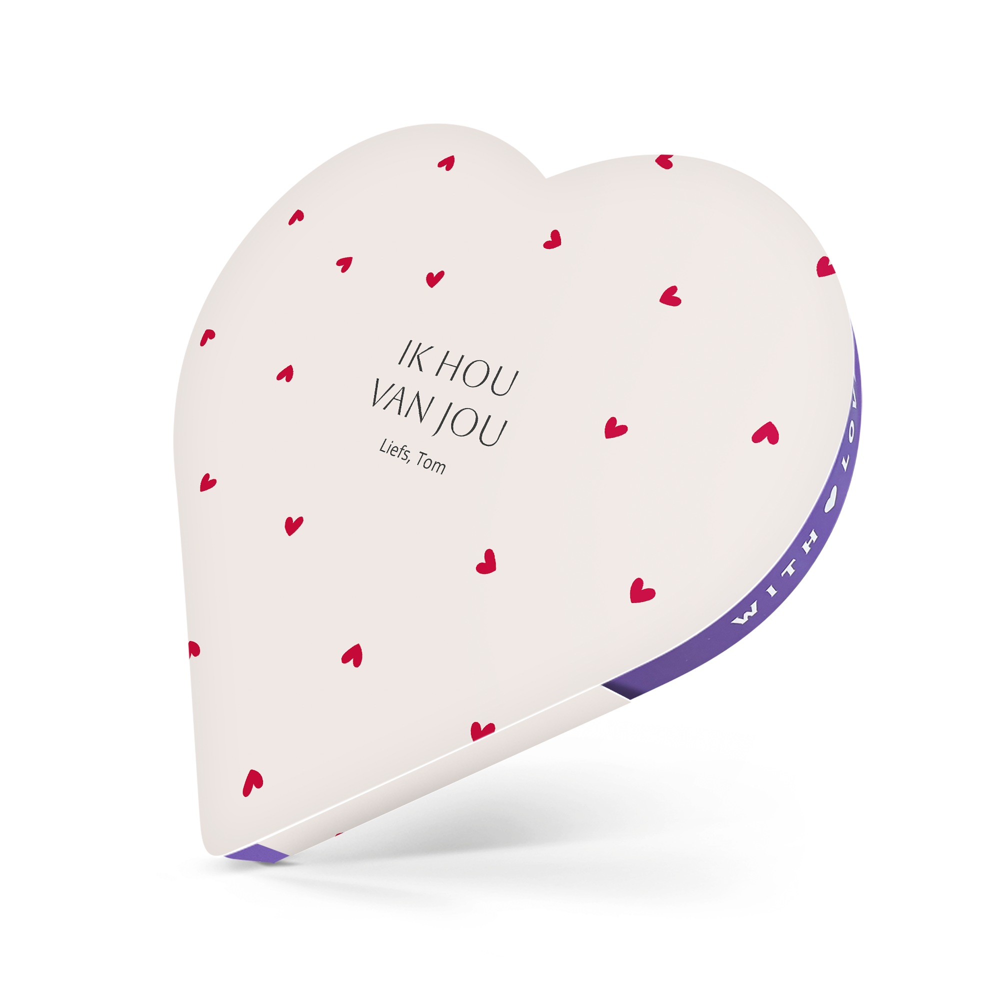 Milka chocolade hart