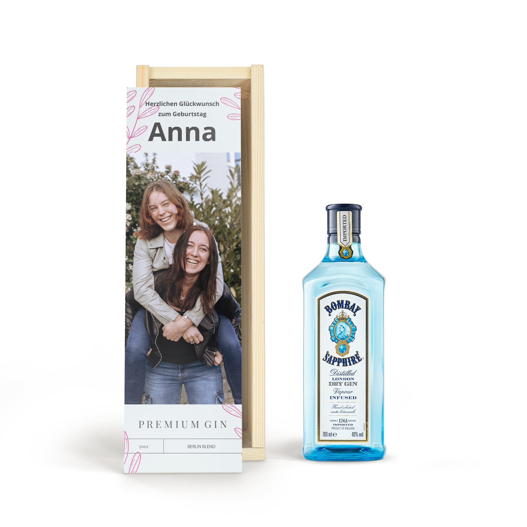 Gin Bombay Sapphire personalisieren