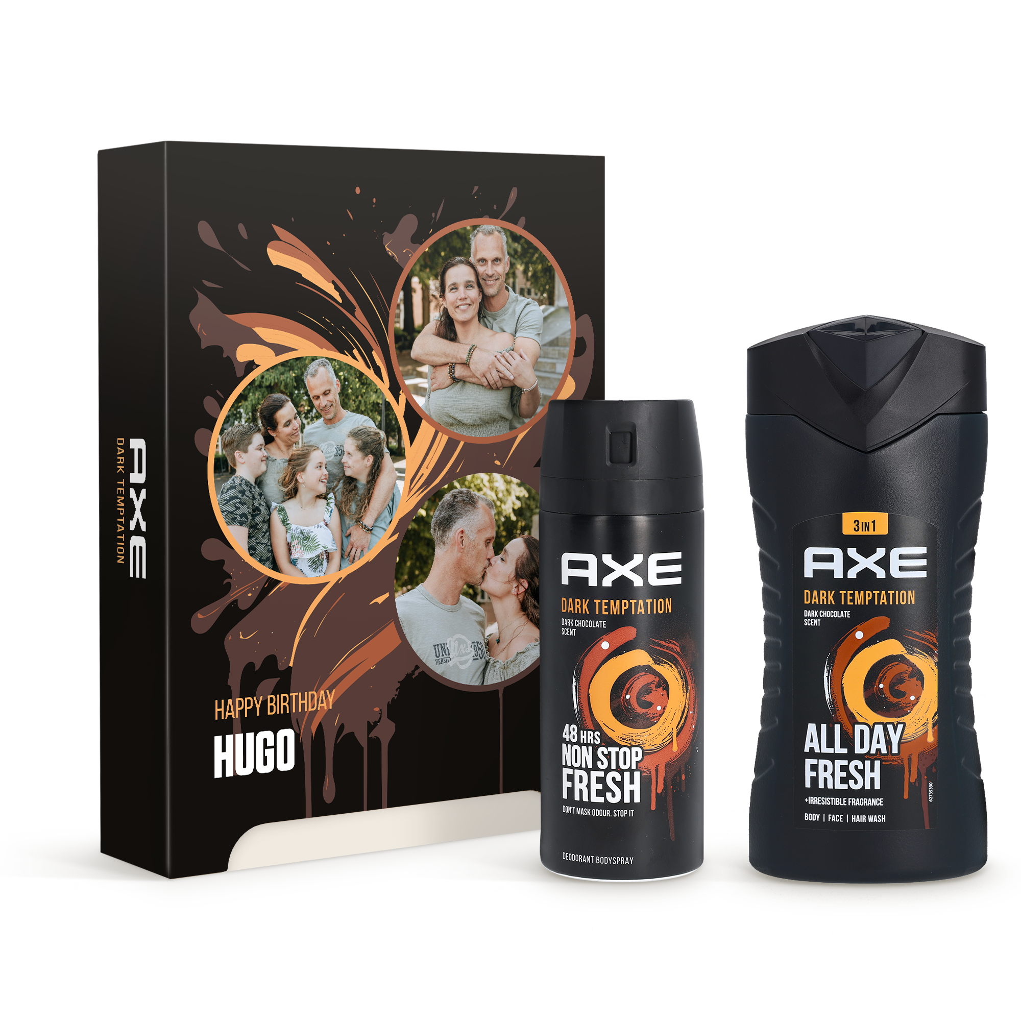 Personalised Axe gift set with photo name YourSurprise
