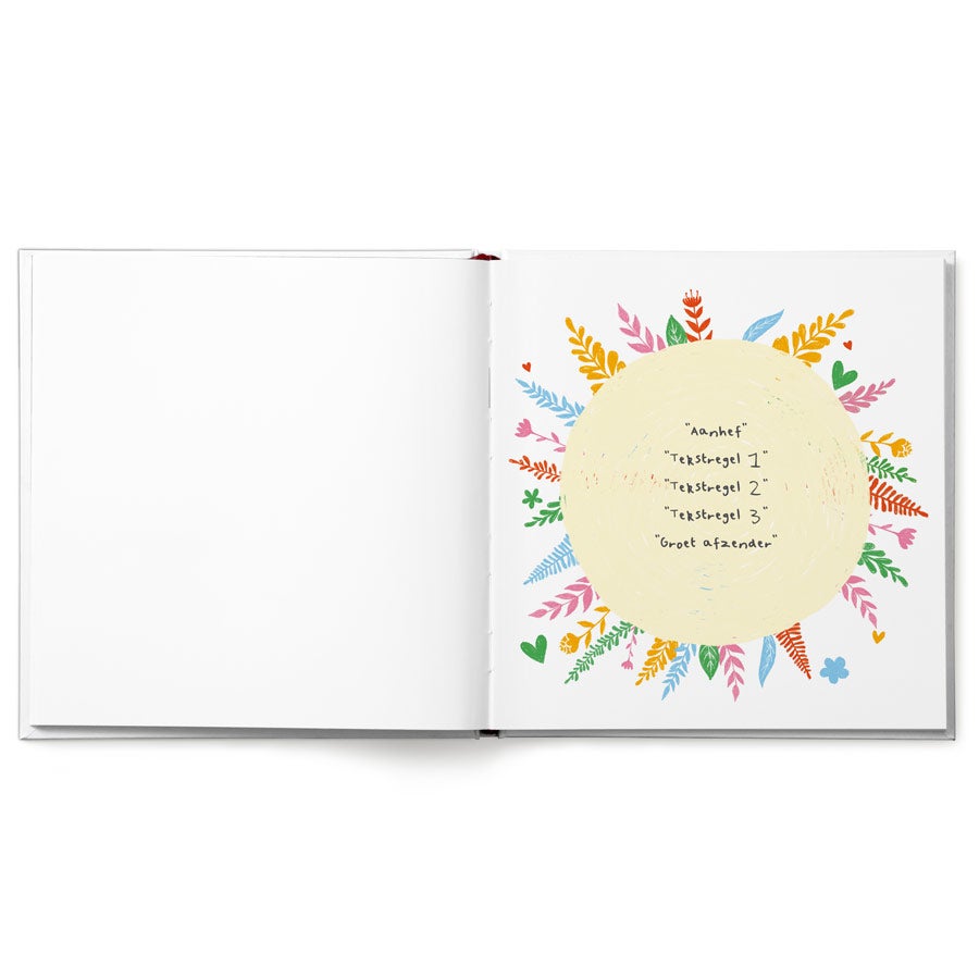 Boek "Beloftes aan" personaliseren