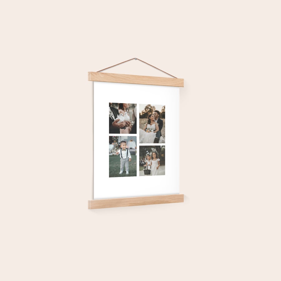 Personaliziran plakat z obešalnikom Personaliziran plakat z obešalnikom