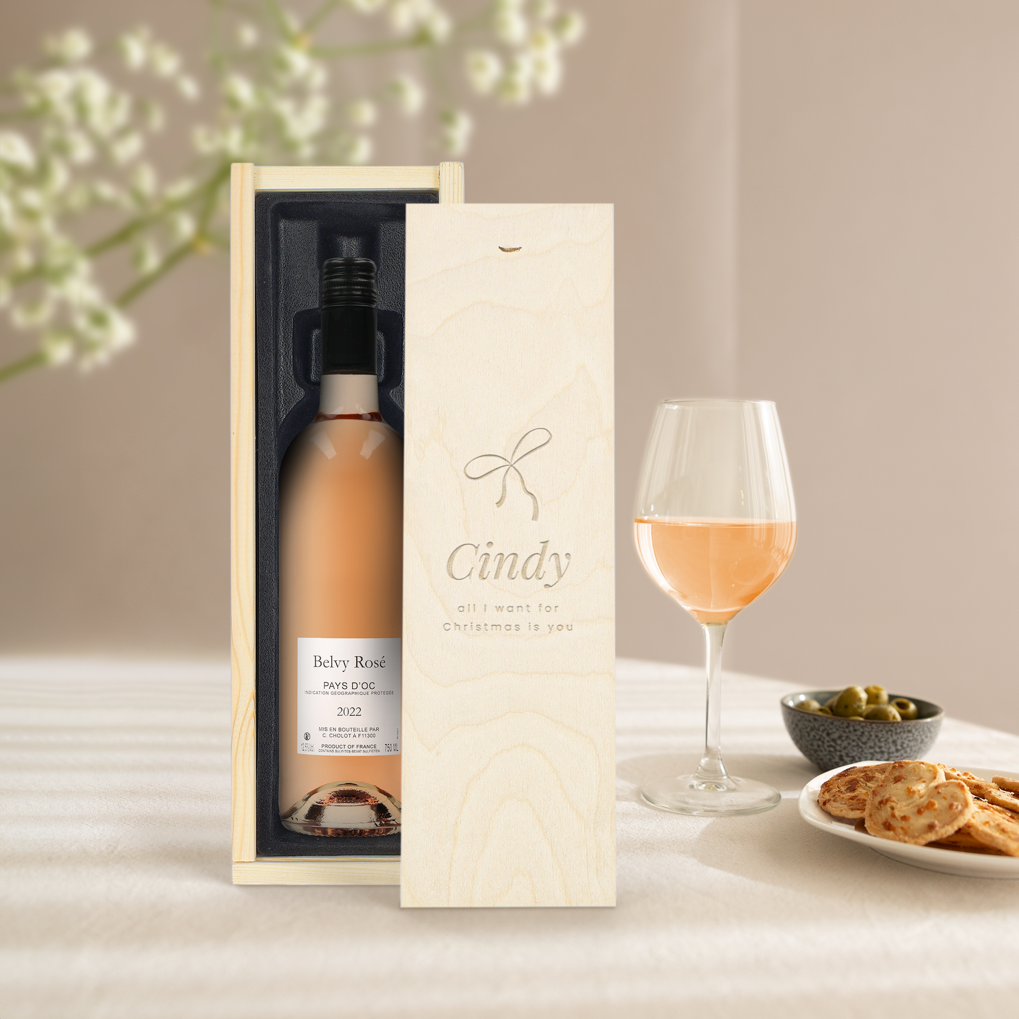 Vin Belvy Rosé personnalisé