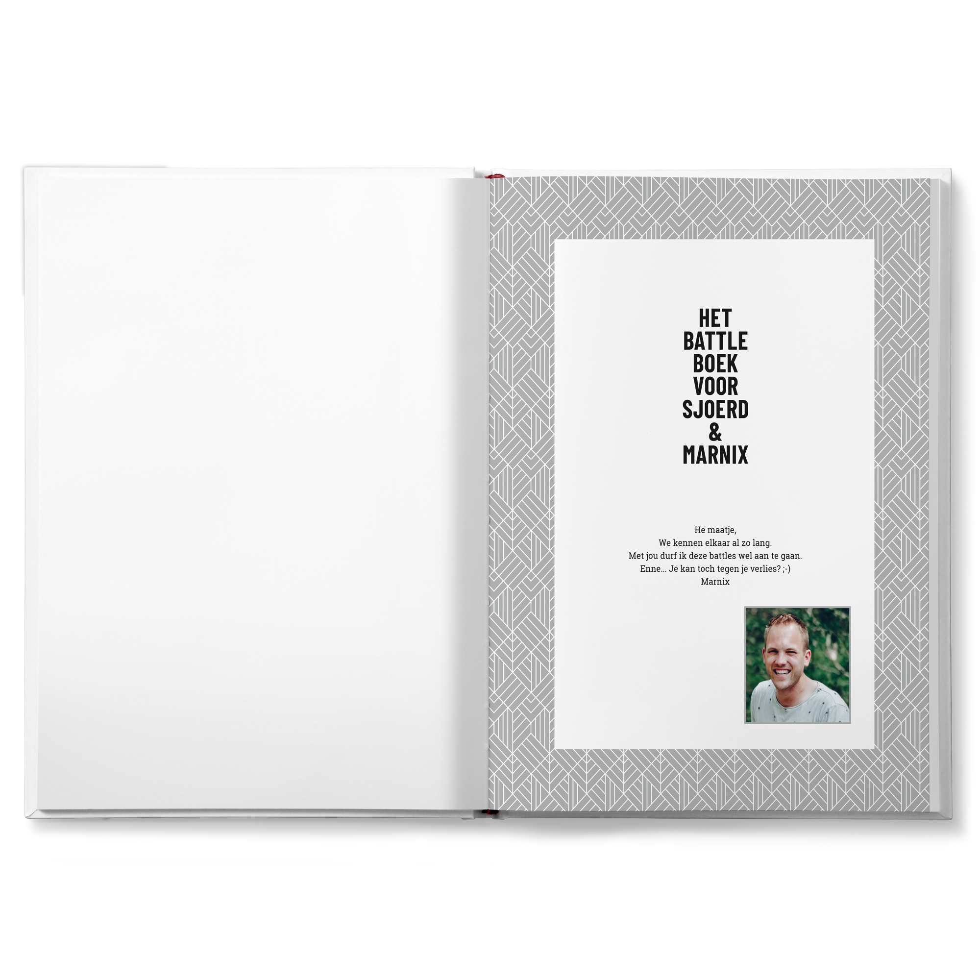 Het Battle boek voor vrienden personaliseren
