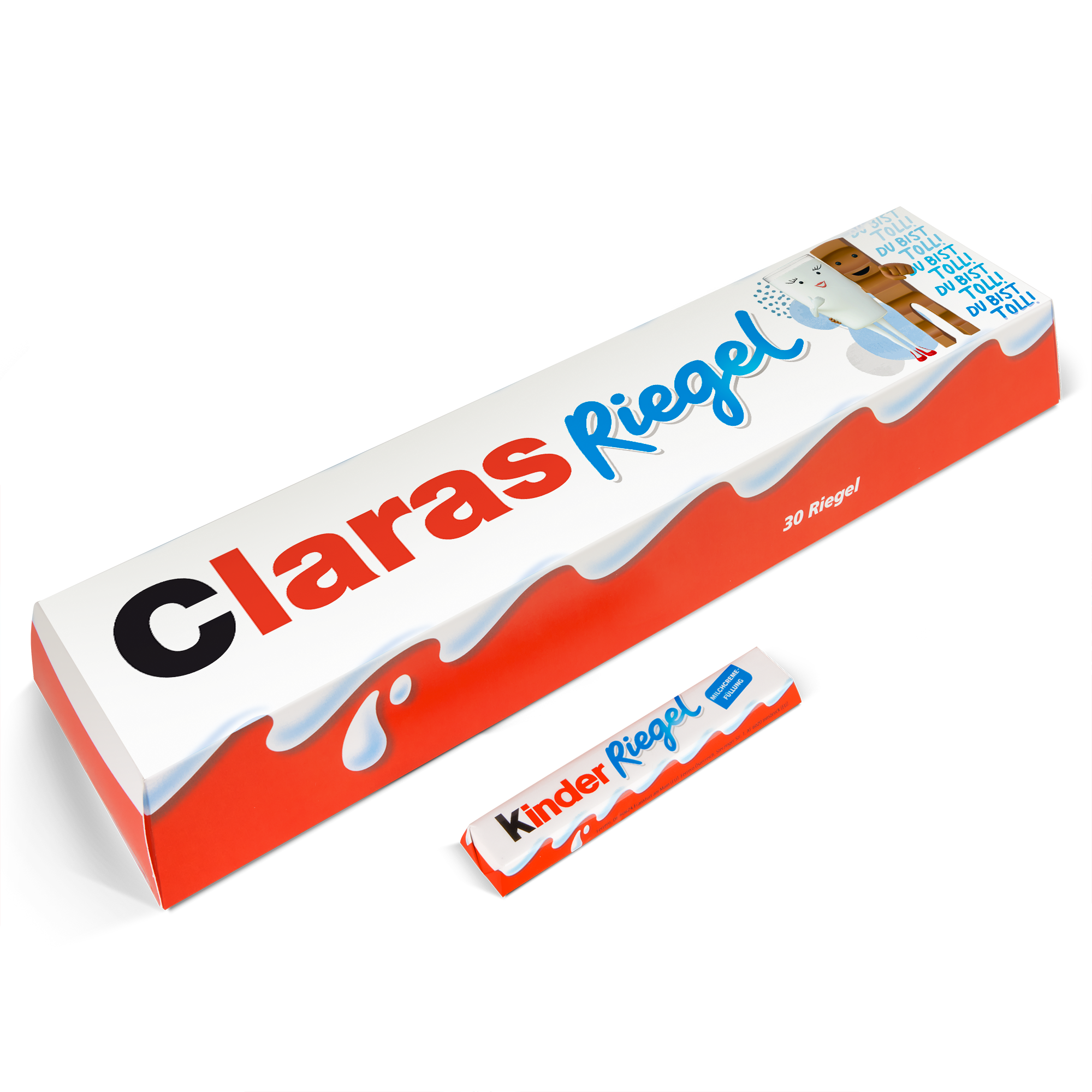 Personalisierte XXL-kinder Riegel