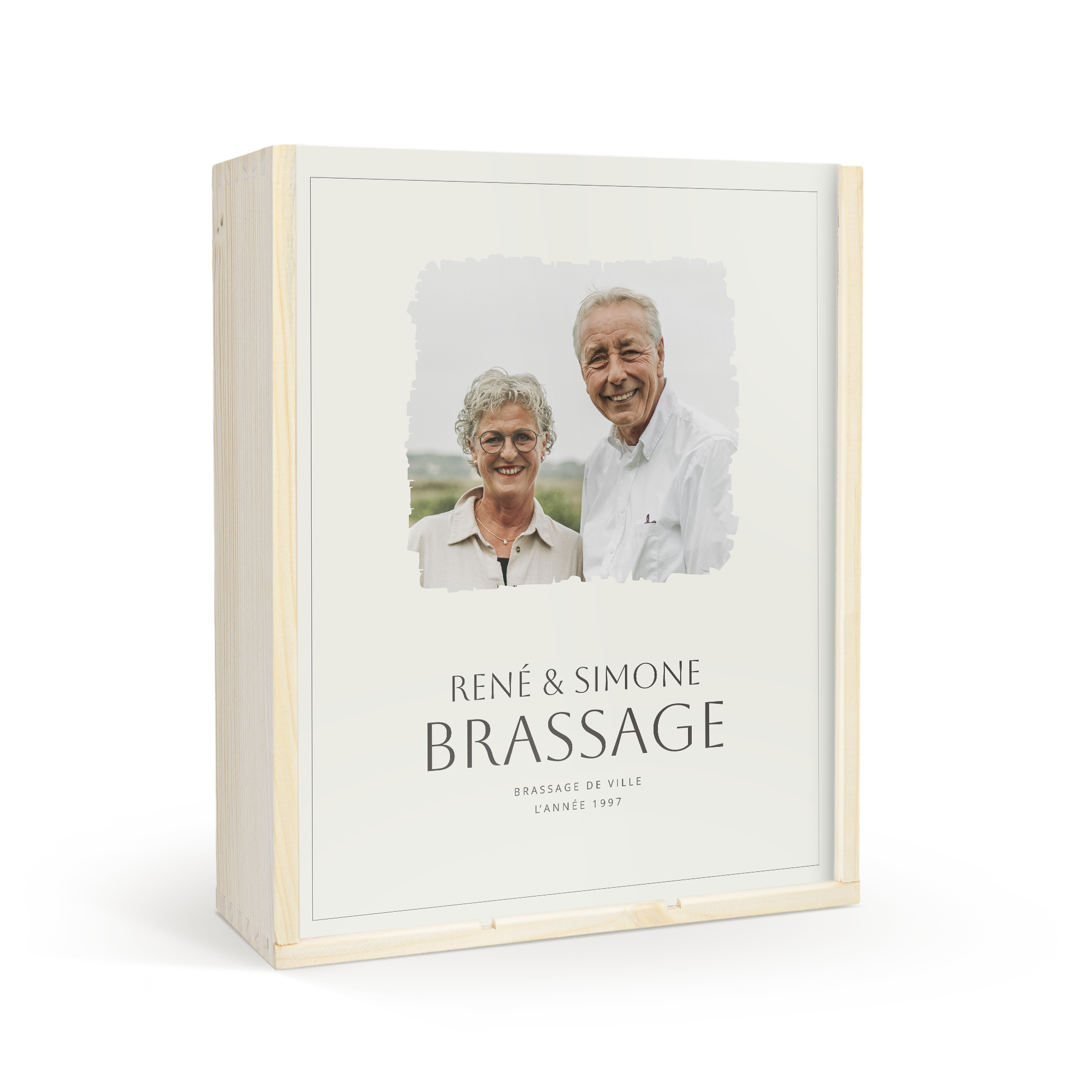 Caisse de vin personnalisée
