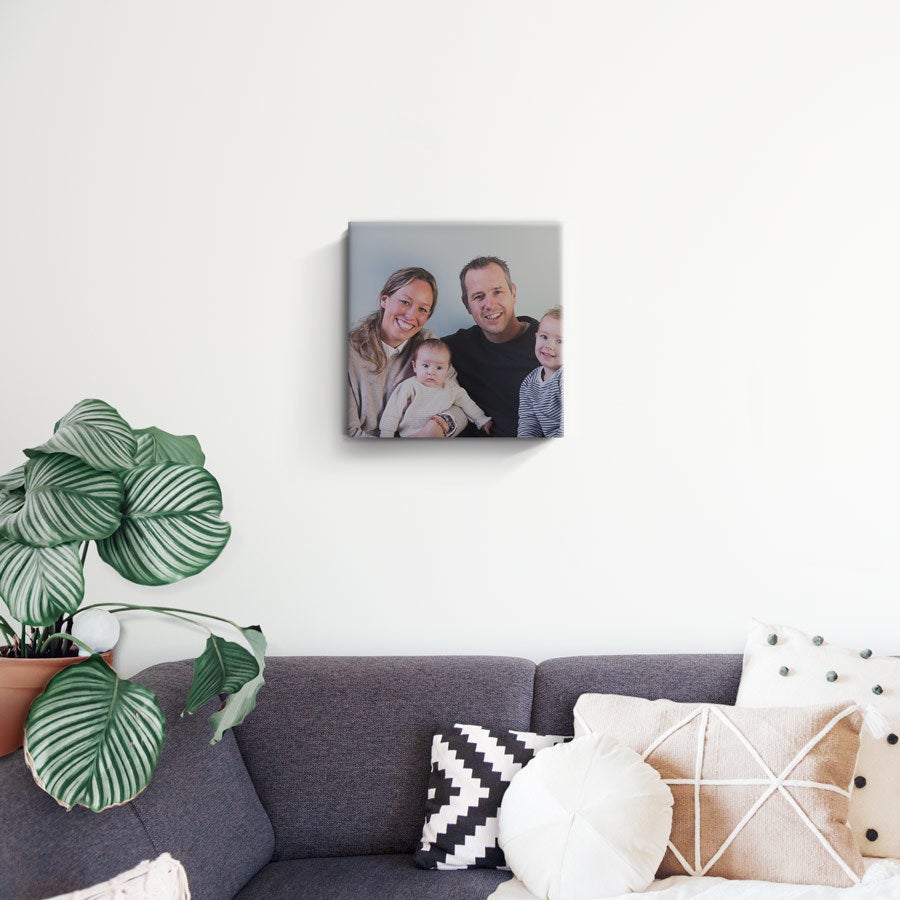 Personalised photo canvas