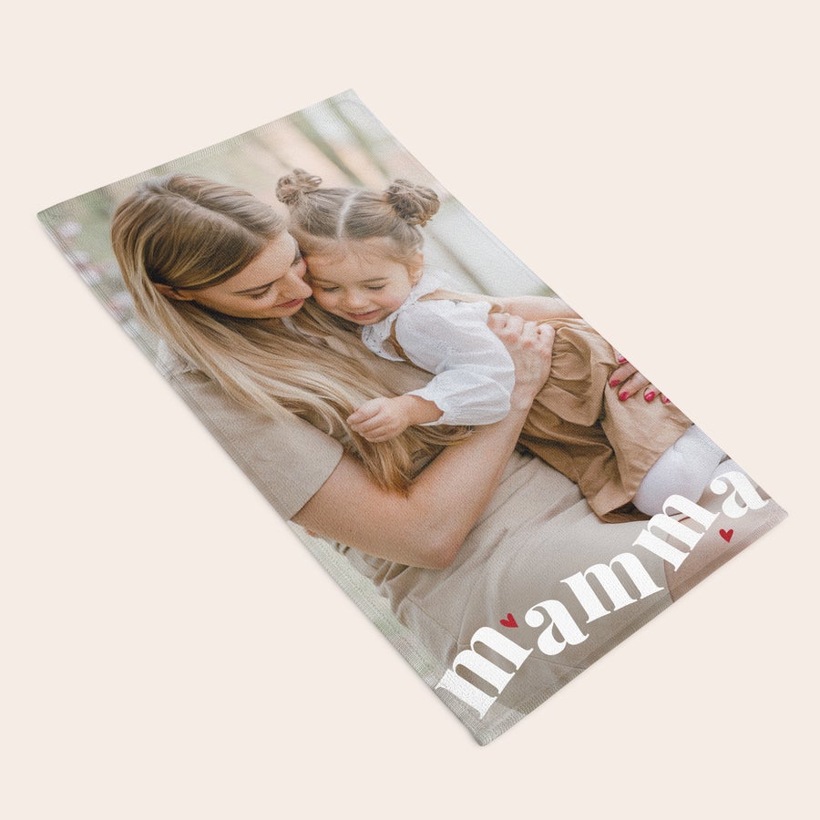 Handduk med heltryck Handduk med heltryck