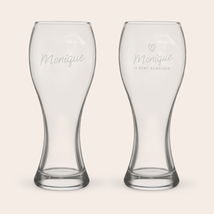 Weizen bierglas graveren Weizen bierglas graveren