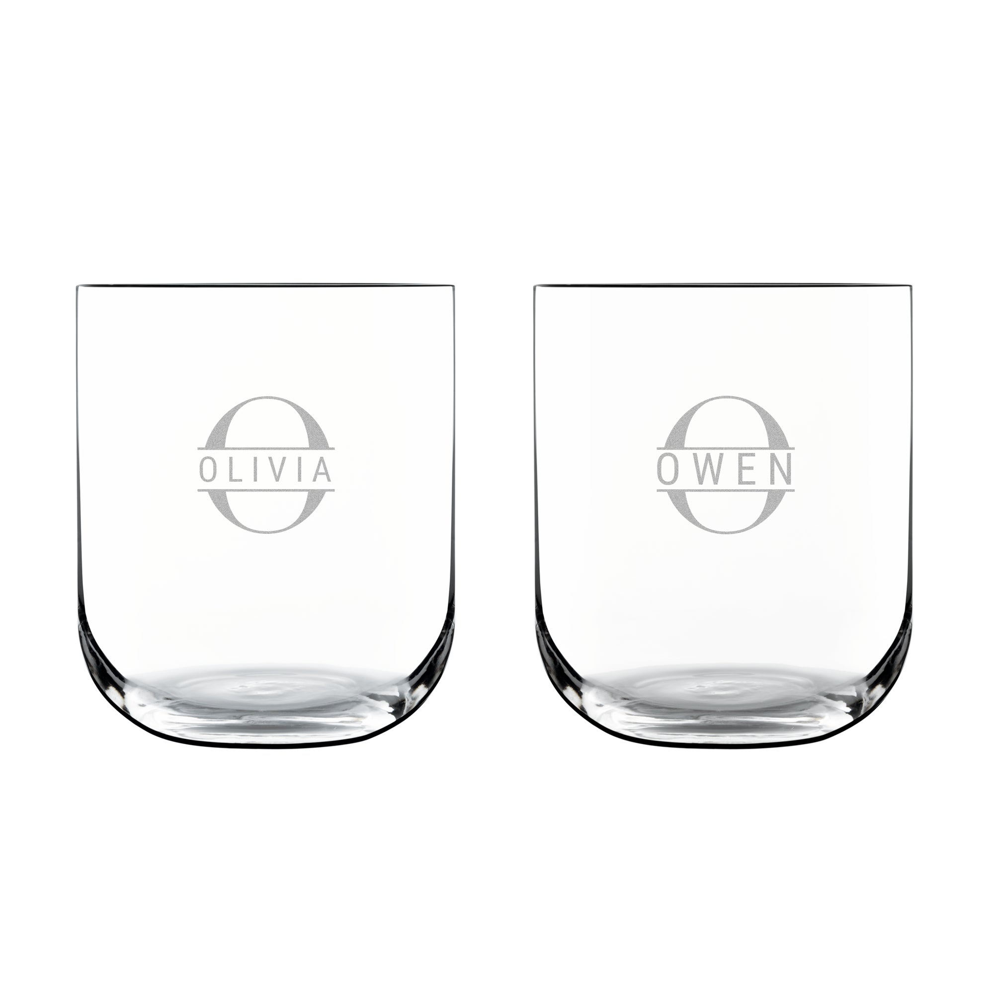 Waterglas deluxe graveren (2 stuks)