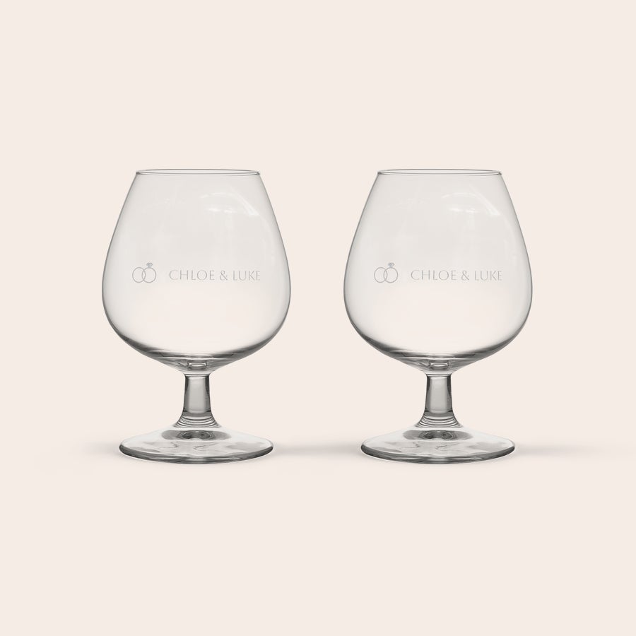 Prispôsobené brandy sklo Prispôsobené brandy sklo