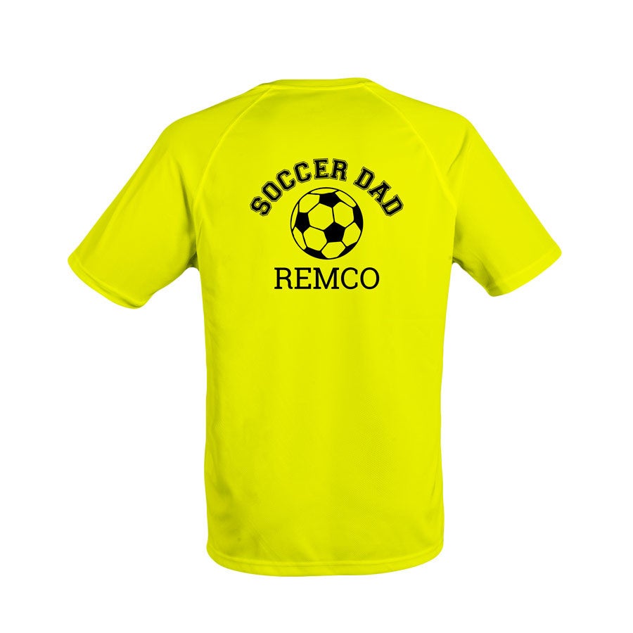 Sportshirt bedrukken - Heren - Geel - L Sportshirt bedrukken - Heren - Geel - L