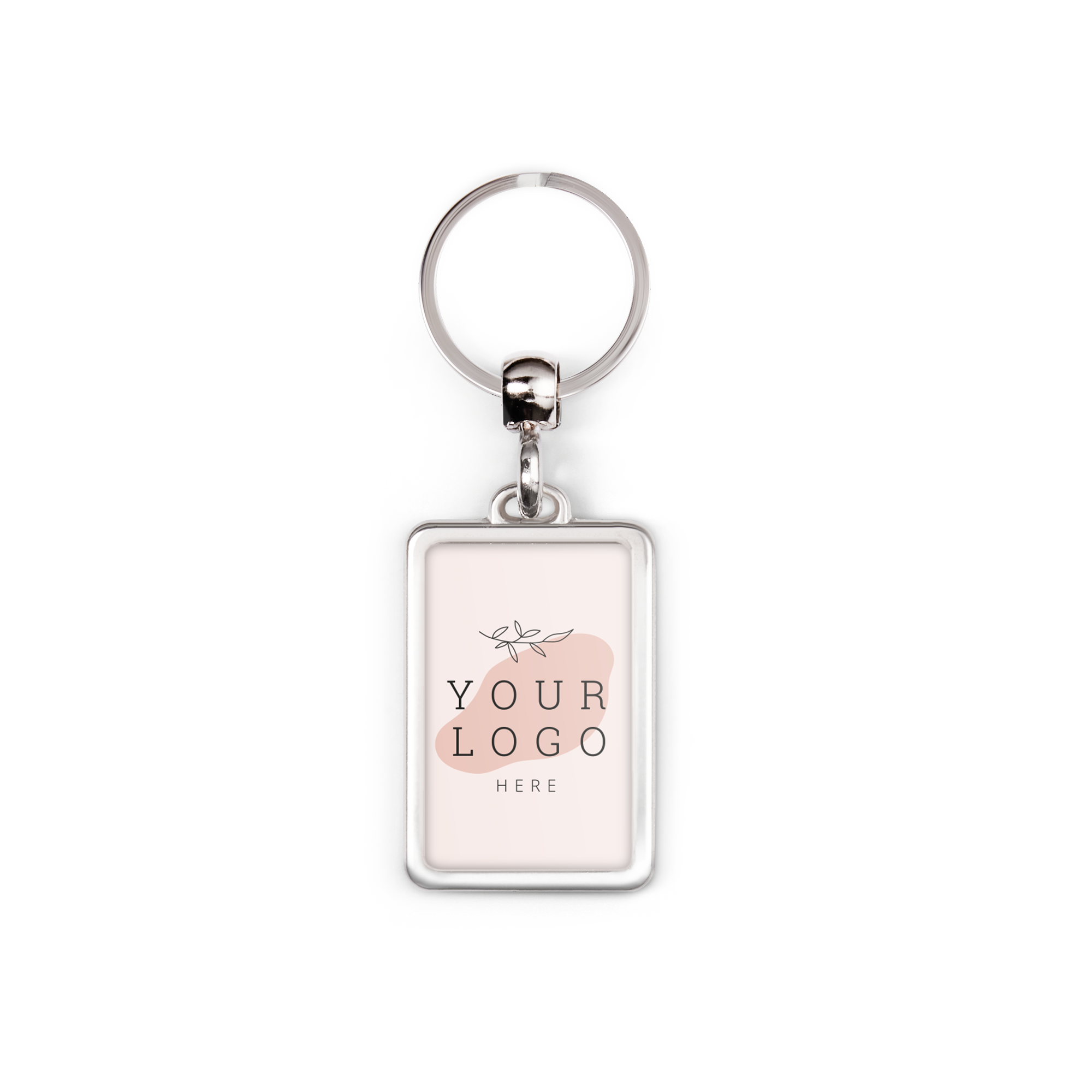 Personalised key ring - Mother's Day - Rectangular - Stainless steel