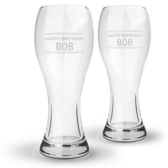 Verres à bière (2 pièces)