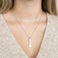Flat bar necklace with name Flat bar necklace with name