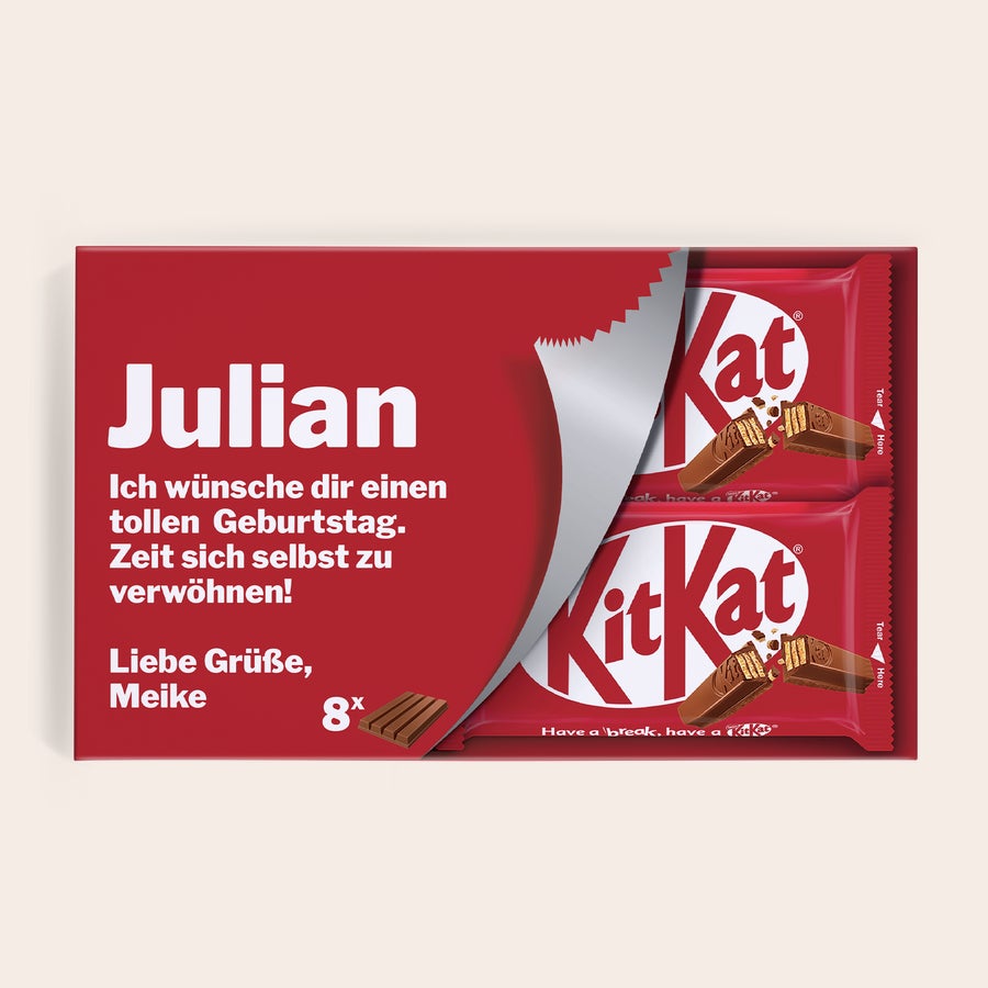 Personalisiertes Kitkat Geschenk Personalisiertes Kitkat Geschenk