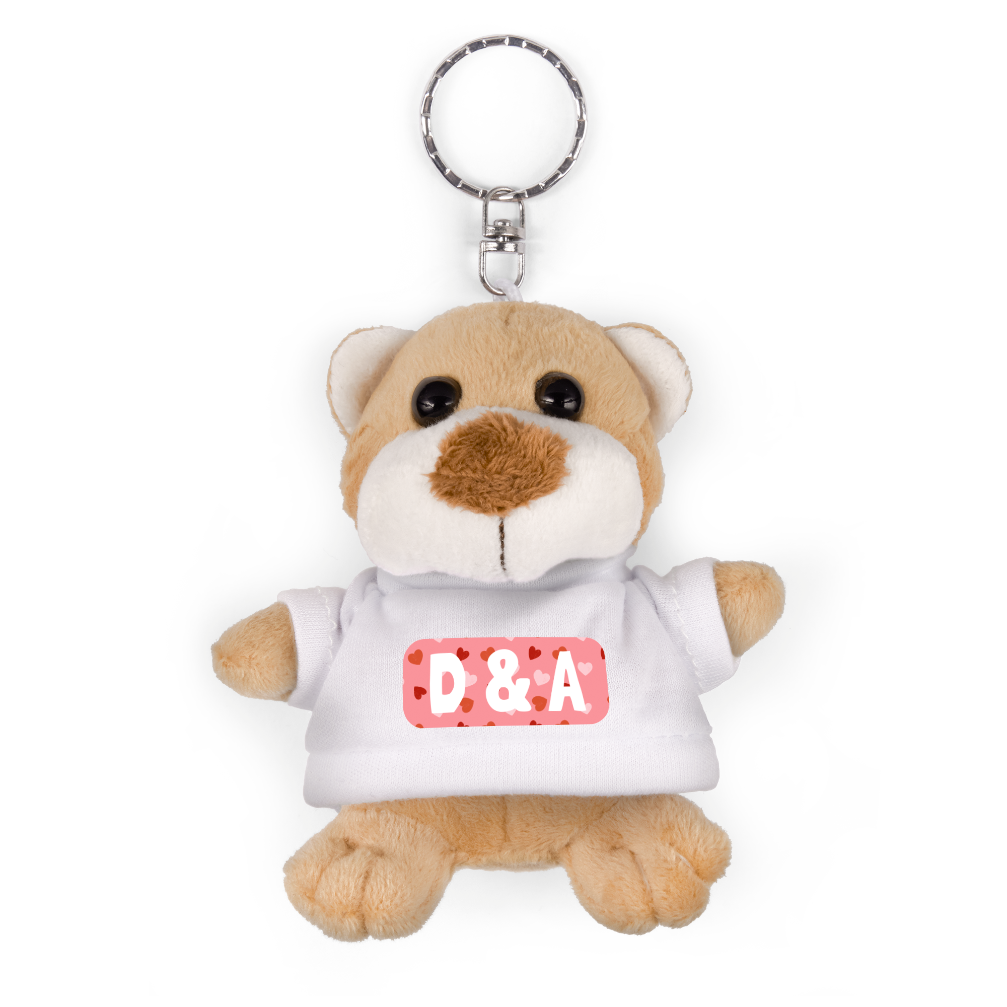 Mini llavero personalizado con oso de peluche