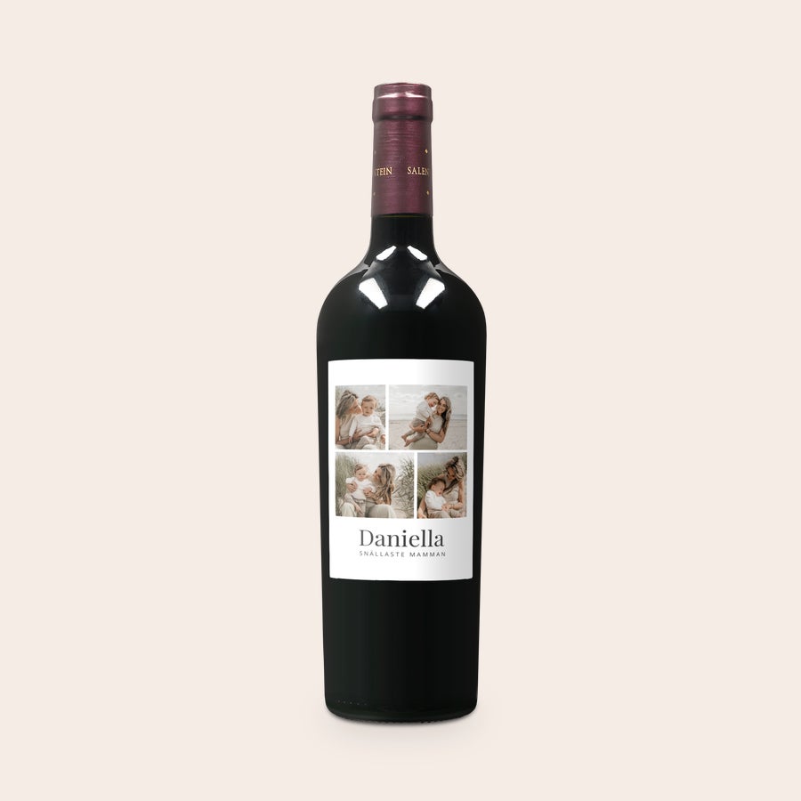 Personlig vinflaska Salentein Merlot Personlig vinflaska Salentein Merlot