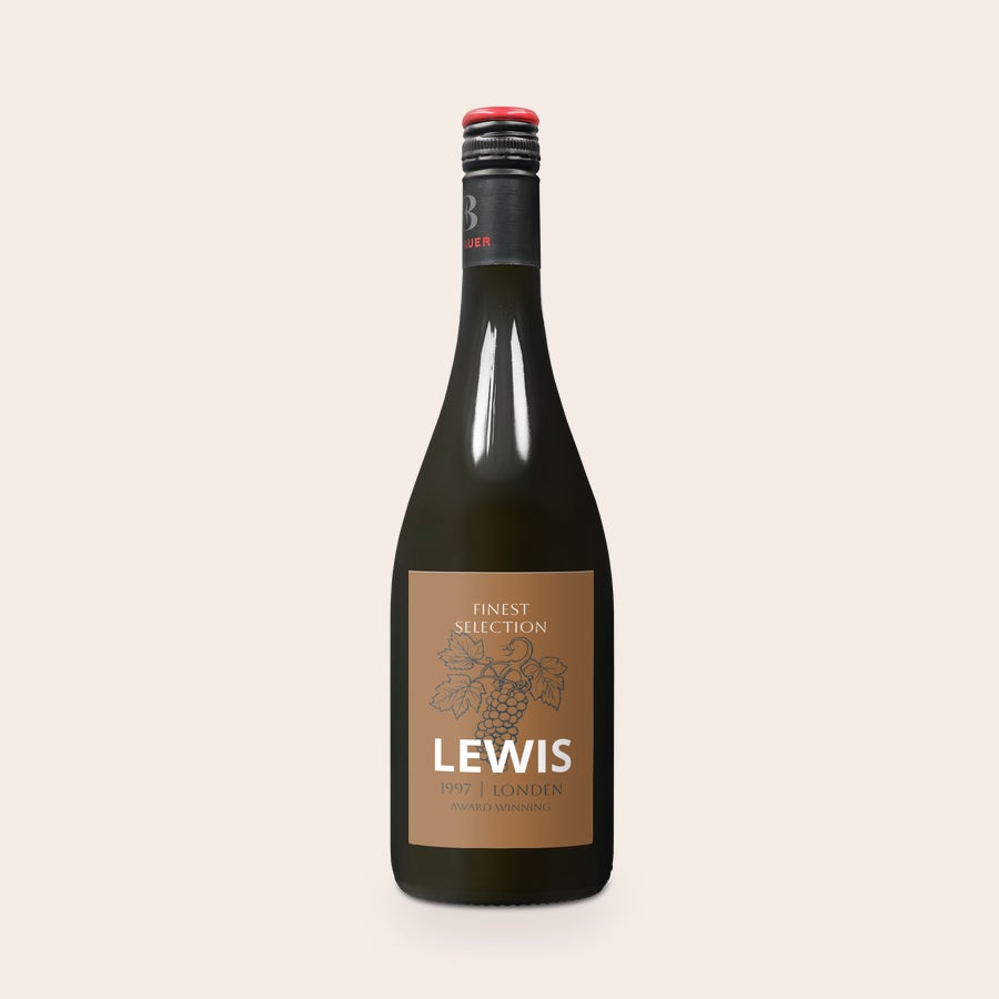 Vinho com etiqueta personalizada - Emil Bauer Spätburgunder - impresso  Vinho com etiqueta personalizada - Emil Bauer Spätburgunder - impresso