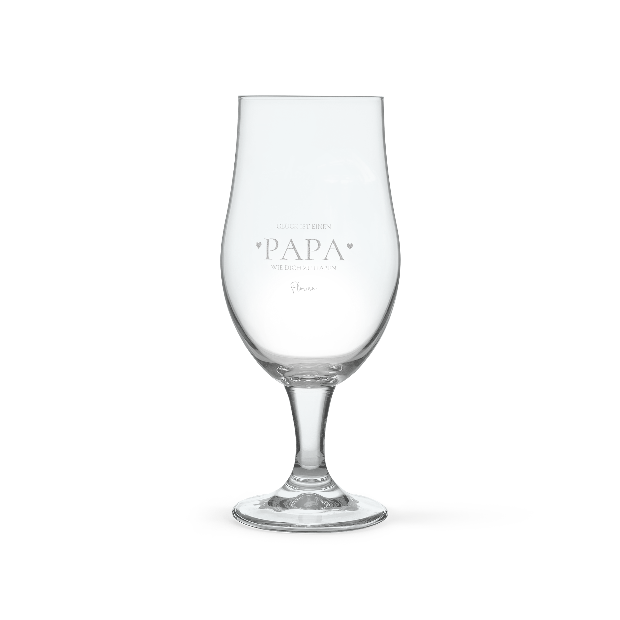 Biertulpe mit Gravur