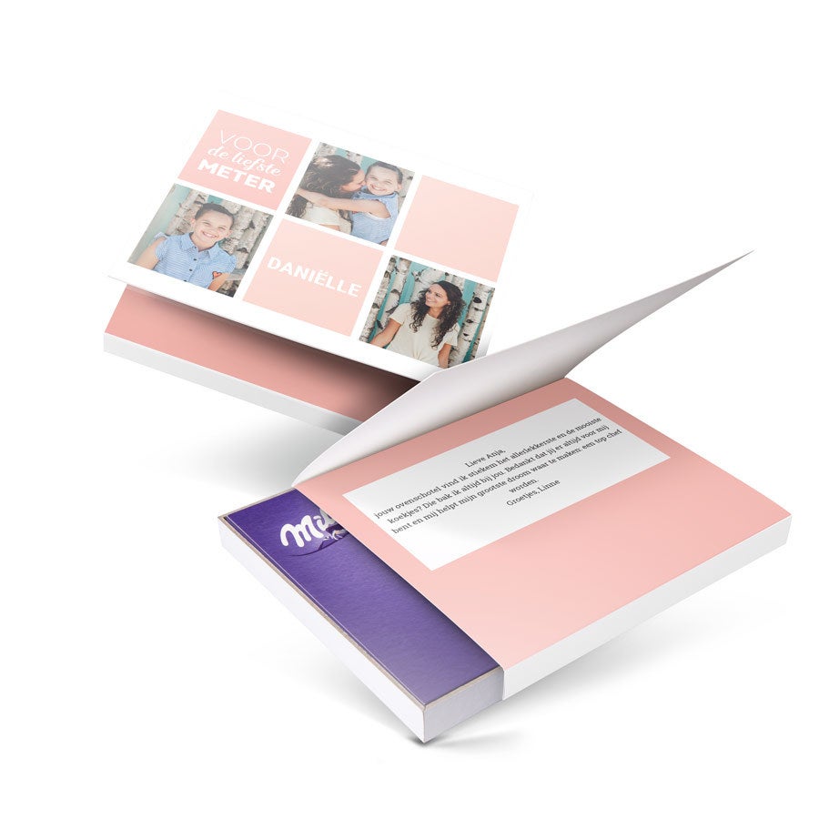 Milka giftbox bedrukken - Meter - 110 gram