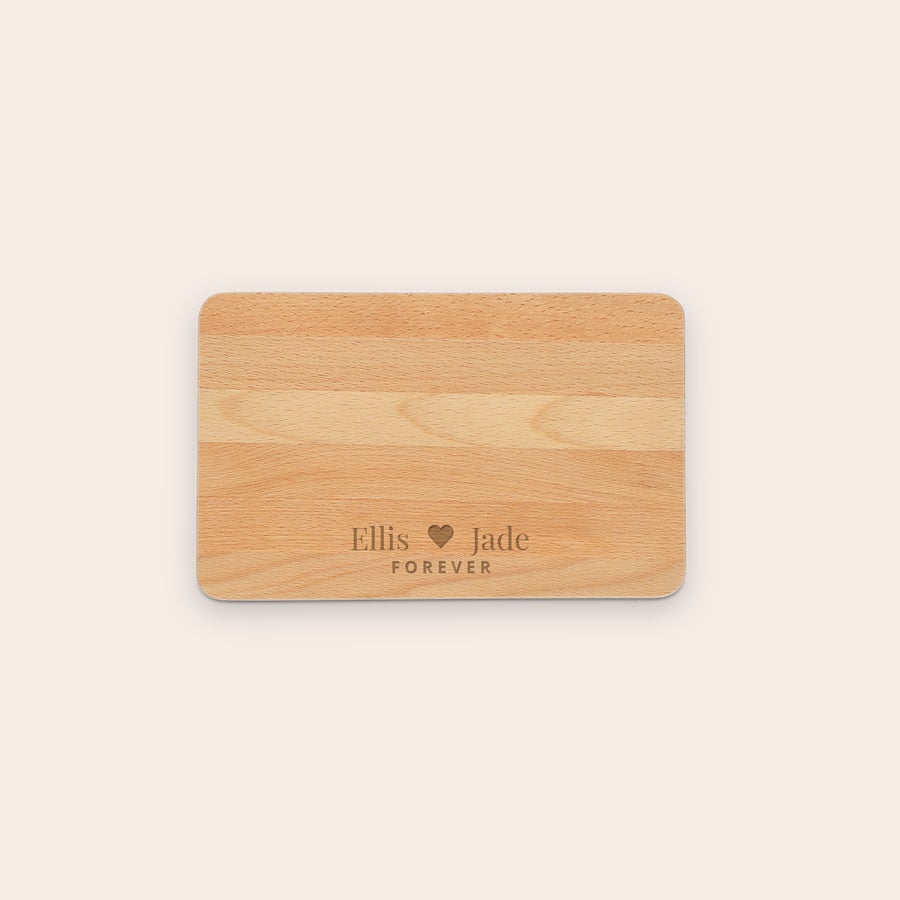 Personalised wooden chopping board Personalised wooden chopping board